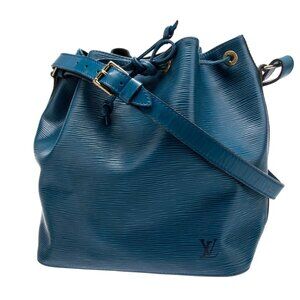 Louis Vuitton Epi Petit Noe Bucket Bag in Blue